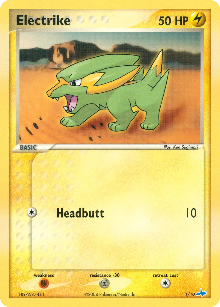 Electrike 1 card from EX Trainer Kit Latios