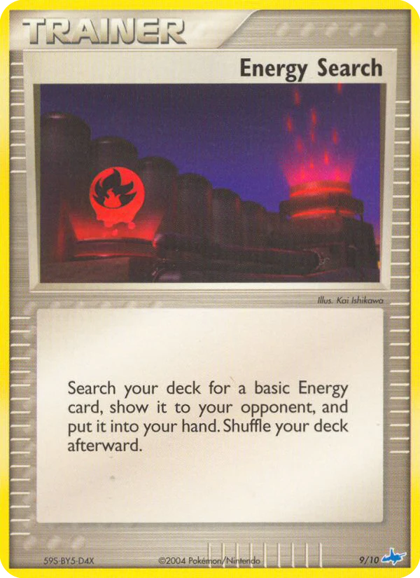 Energy Search 9 card from EX Trainer Kit Latios