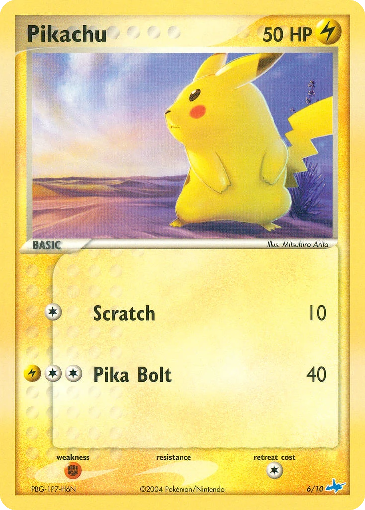 Pikachu 6 — EX Trainer Kit Latios 6, Normal finish