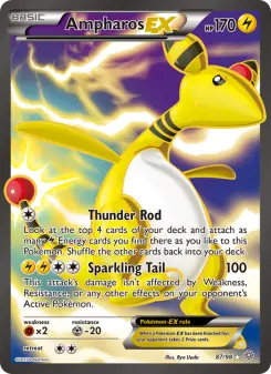 Ampharos-EX — Ancient Origins #87