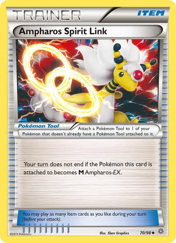 Ampharos Spirit Link 70 — Ancient Origins 70, Normal finish
