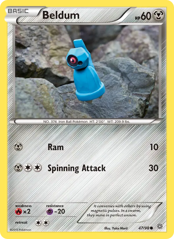 Beldum 47 card from Ancient Origins