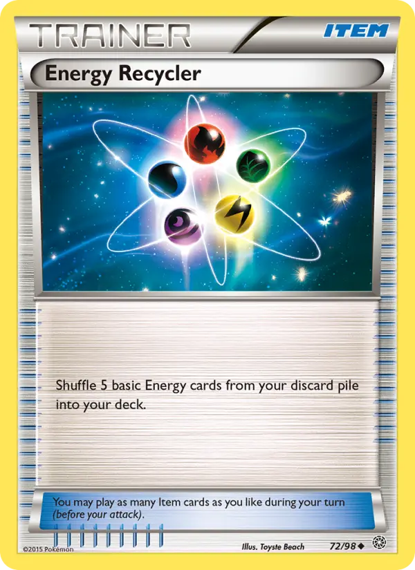 Energy Recycler 72 card from Ancient Origins