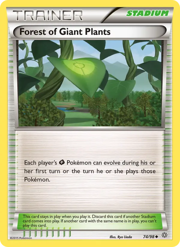 Forest of Giant Plants 74 card from Ancient Origins