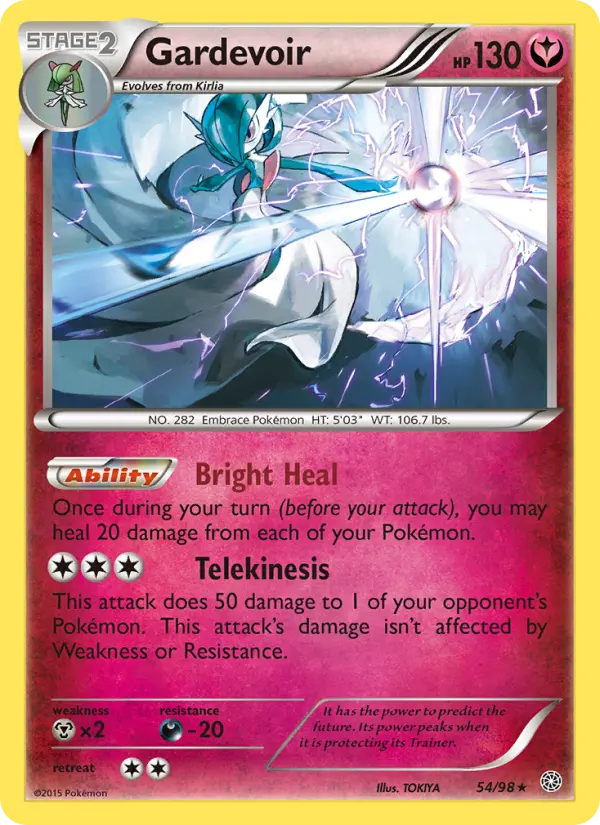 Gardevoir 54 card from Ancient Origins