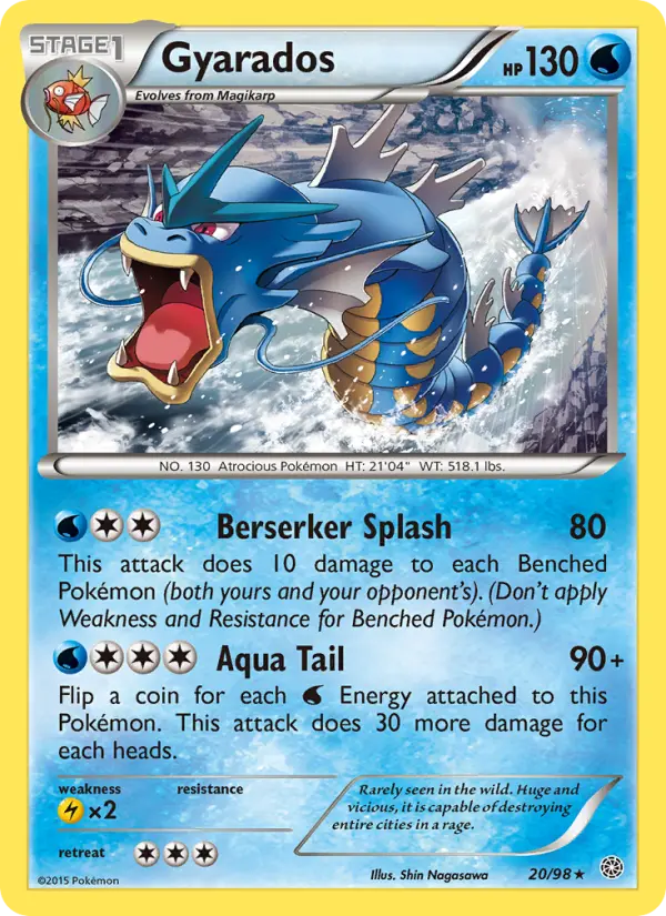 Gyarados 20 — Ancient Origins 20, Normal finish