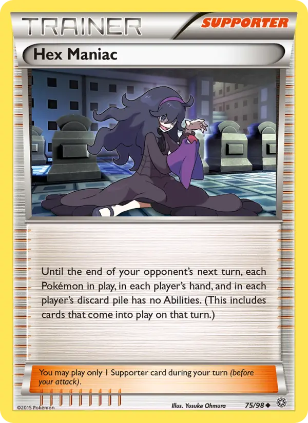 Hex Maniac 75 card from Ancient Origins