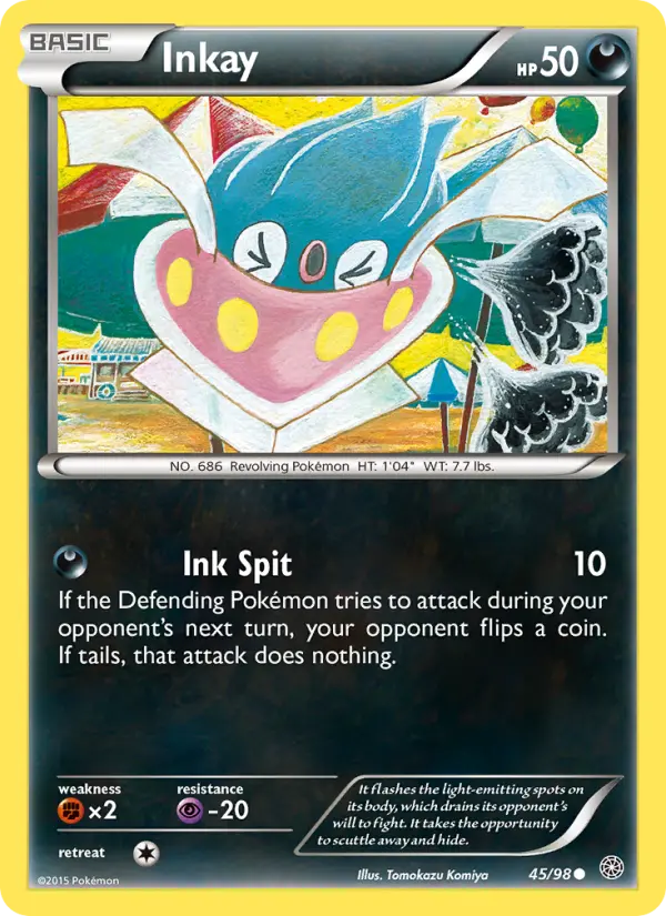 Inkay 45 card from Ancient Origins