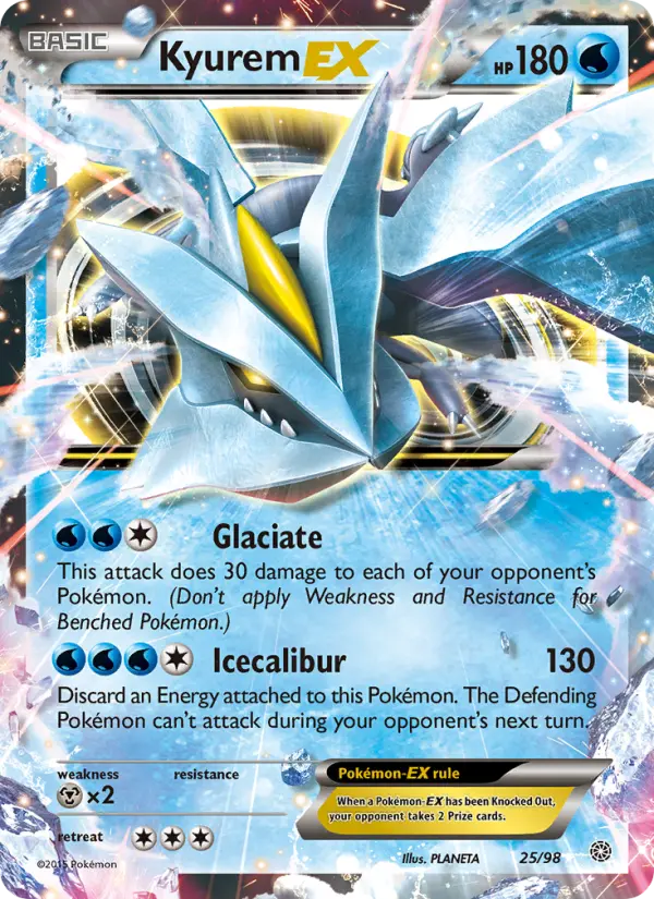 Kyurem-EX 25 — Ancient Origins 25, Holofoil finish