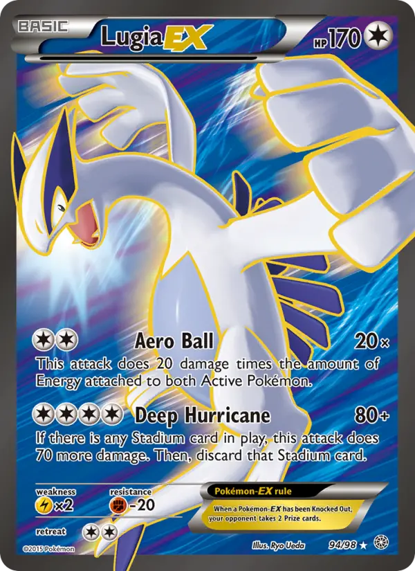 Lugia-EX 94 — Ancient Origins 94, Holofoil finish