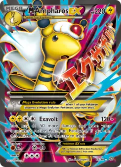 M Ampharos-EX — Ancient Origins #88