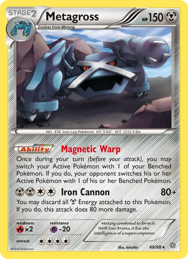 Metagross 49 card from Ancient Origins