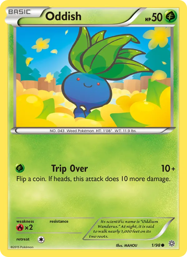 Oddish 1 card from Ancient Origins