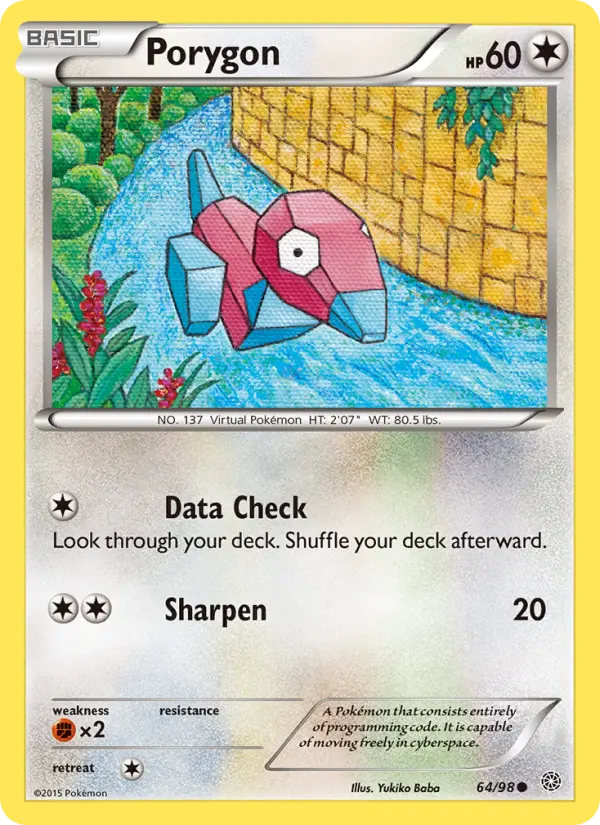 Porygon 64 card from Ancient Origins