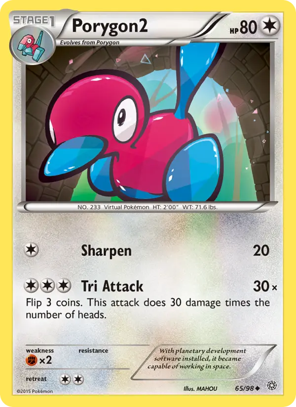 Porygon2 65 — Ancient Origins 65, Normal finish