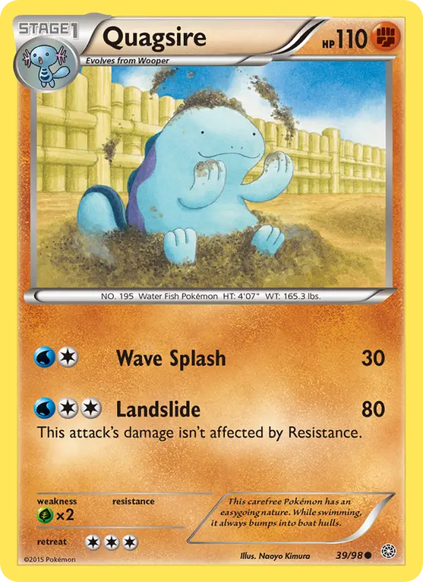 Quagsire 39 — Ancient Origins 39, Normal finish