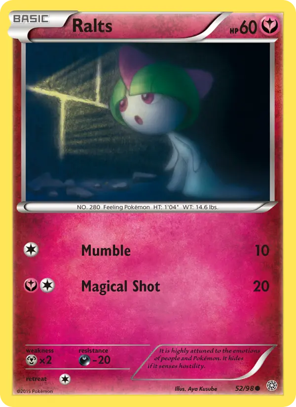Ralts 52 card from Ancient Origins