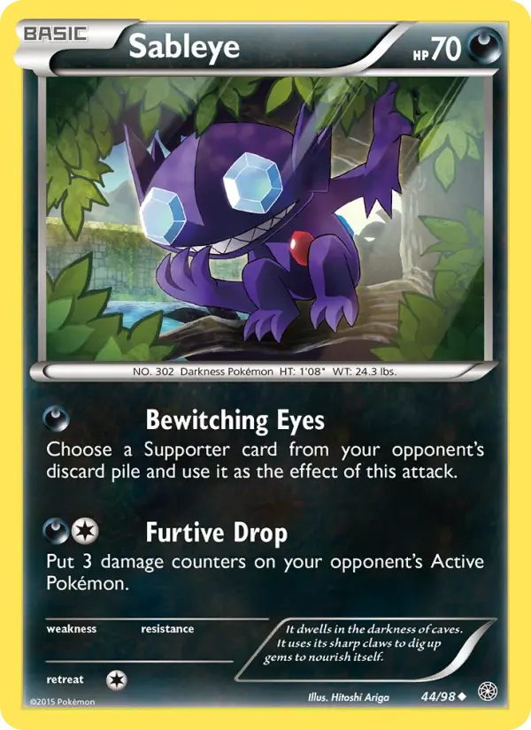 Sableye 44 — Ancient Origins 44, Normal finish