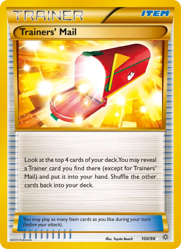 Trainers' Mail 100 card from Ancient Origins