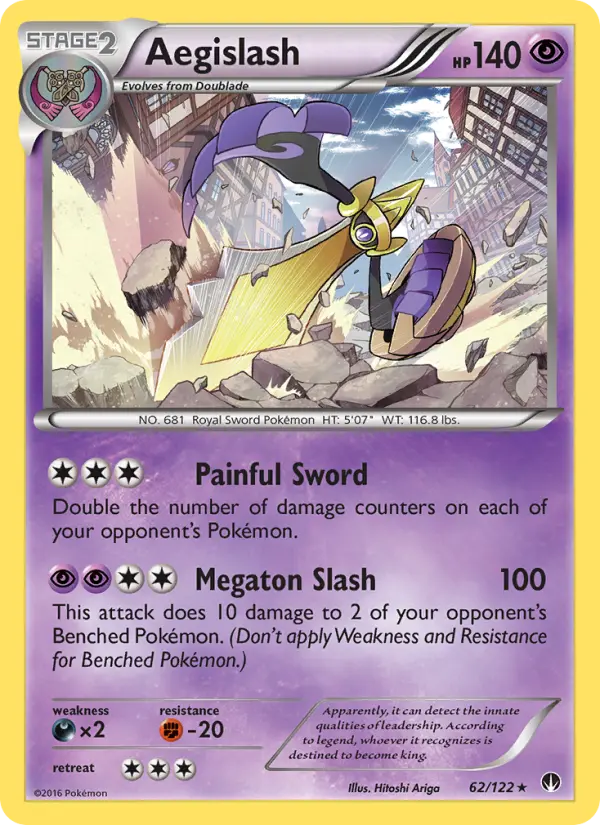 Aegislash 62 card from BREAKpoint