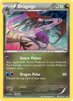 Dragalge 86 — shown as an example of the Reverse Holofoil finish