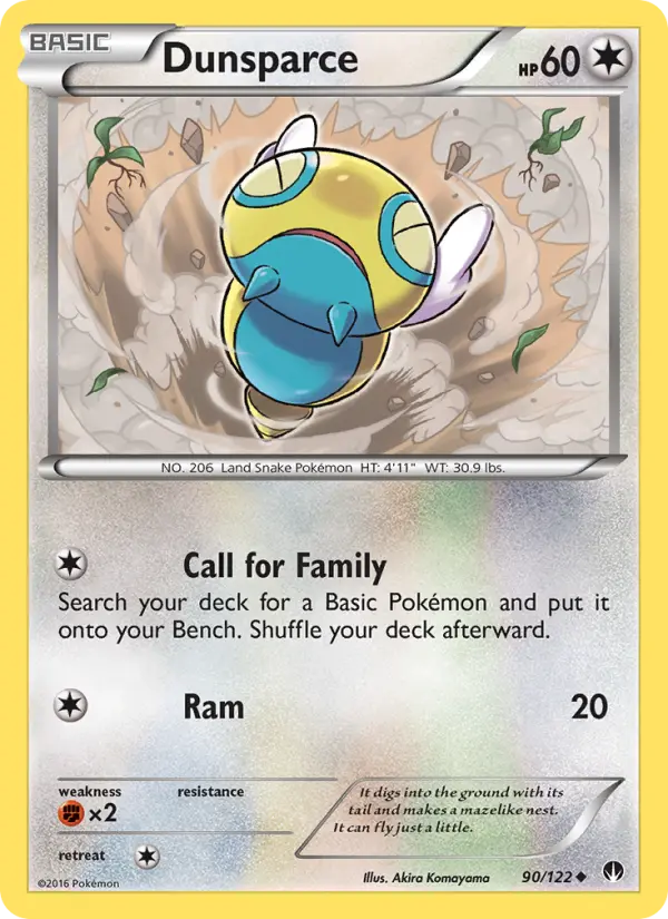 Dunsparce 90 card from BREAKpoint