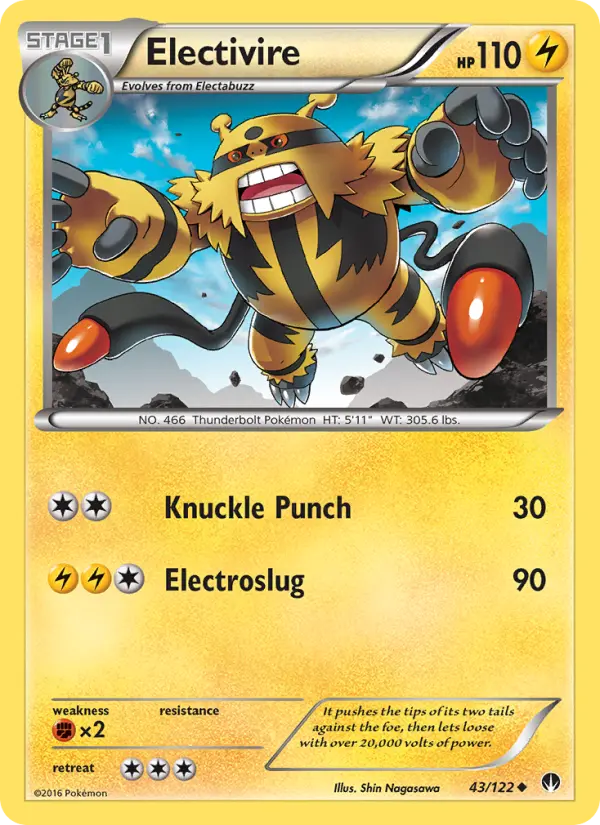 Electivire 43 — BREAKpoint 43, Normal finish