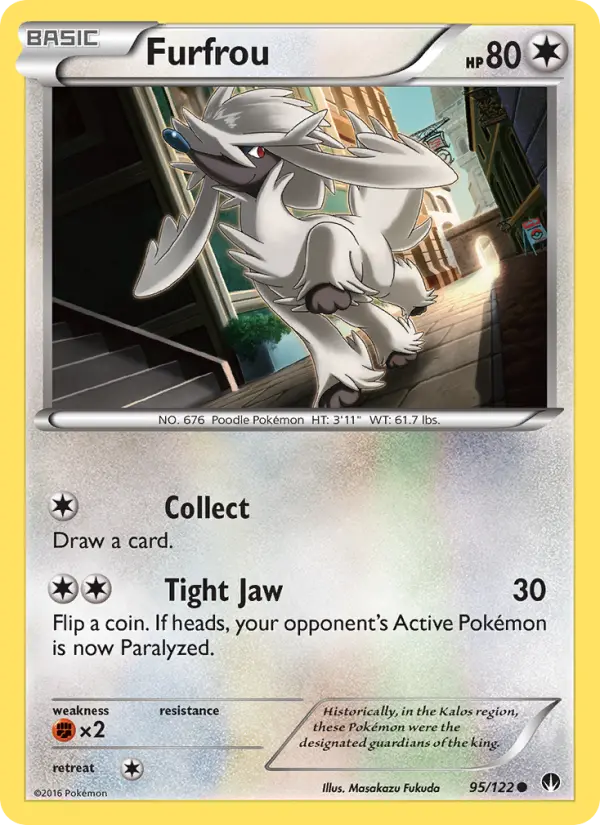 Furfrou 95 card from BREAKpoint