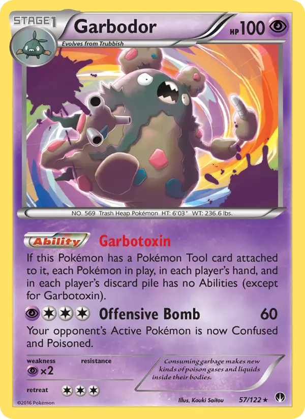 Garbodor 57 card from BREAKpoint
