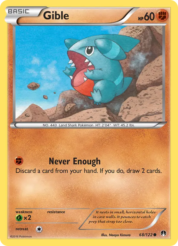 Gible 68 — BREAKpoint 68, Normal finish
