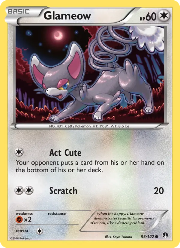 Glameow 93 card from BREAKpoint