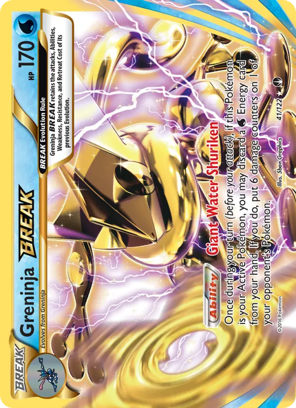 Greninja BREAK 41 — the most expensive BREAK card