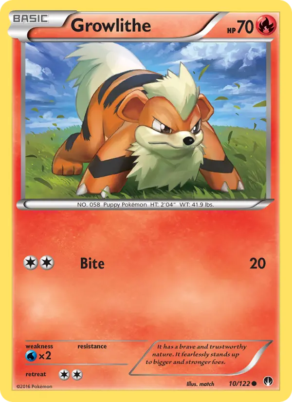 Growlithe 10 — BREAKpoint 10, Normal finish