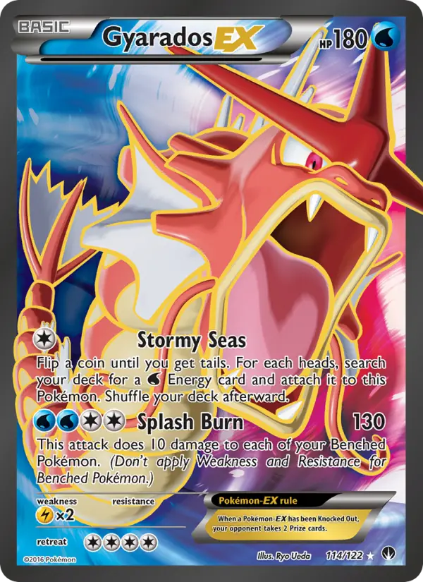 Gyarados-EX 114 card from BREAKpoint