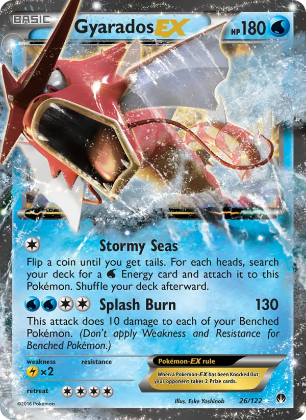 Gyarados-EX 26 — BREAKpoint 26, Holofoil finish