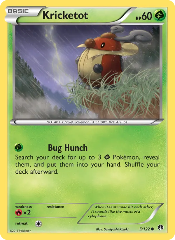 Kricketot 5 — BREAKpoint 5, Normal finish
