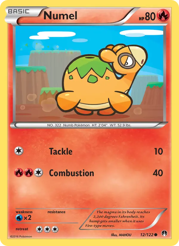 Numel 12 — BREAKpoint 12, Normal finish