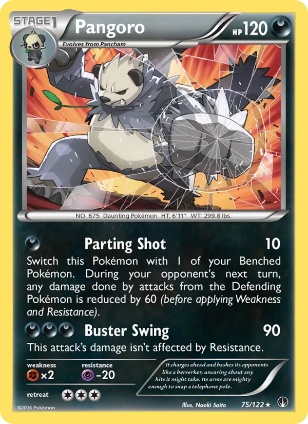 Pangoro 75 card from BREAKpoint
