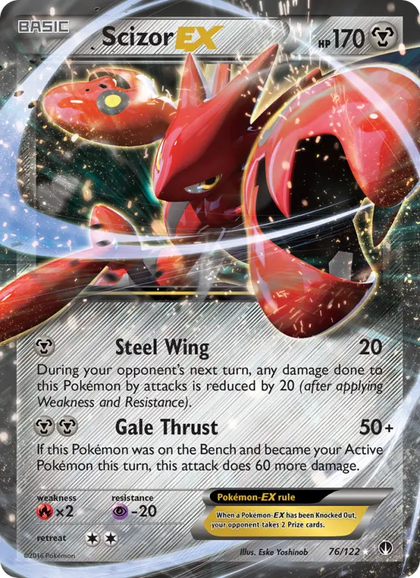 Scizor-EX 76 card from BREAKpoint