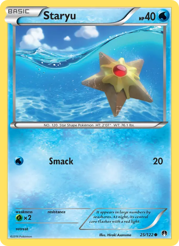 Staryu 25 card from BREAKpoint