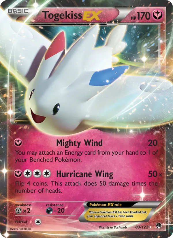 Togekiss-EX 83 — BREAKpoint 83, Holofoil finish