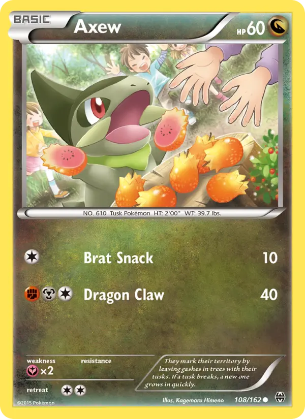 Axew 108 card from BREAKthrough