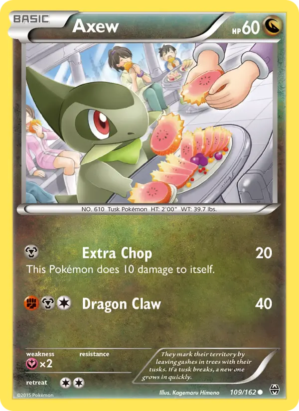Axew 109 — BREAKthrough 109, Normal finish