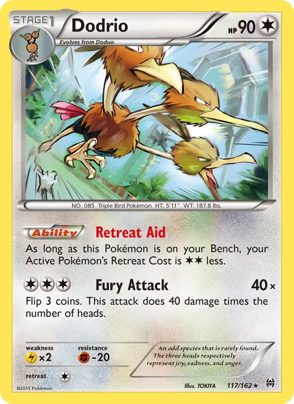 Dodrio 117 — BREAKthrough 117, Normal finish