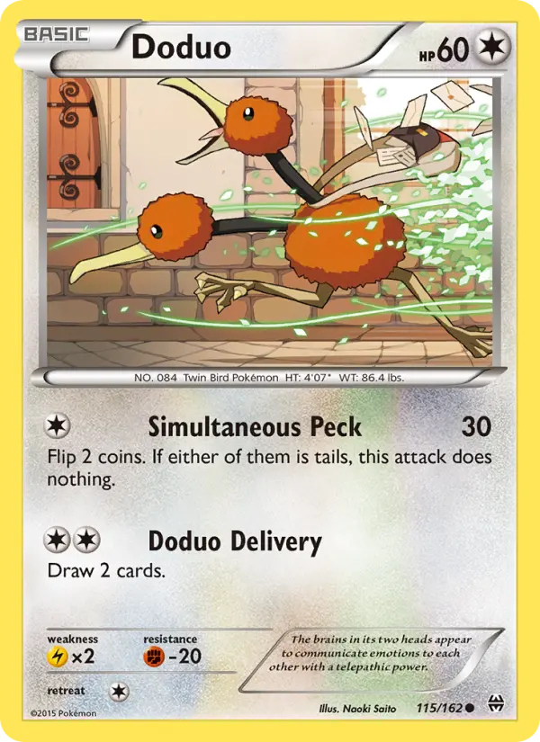 Doduo 115 — BREAKthrough 115, Normal finish