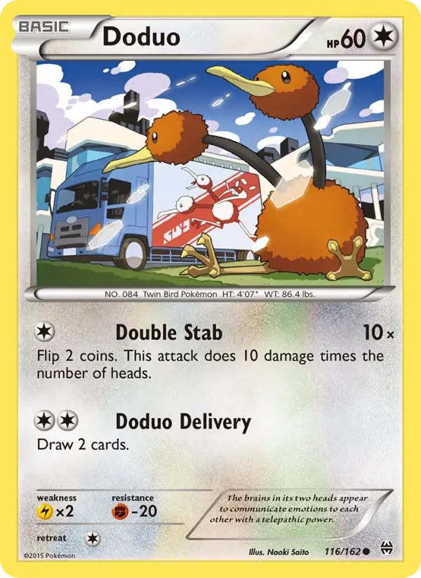 Doduo 116 — BREAKthrough 116, Normal finish