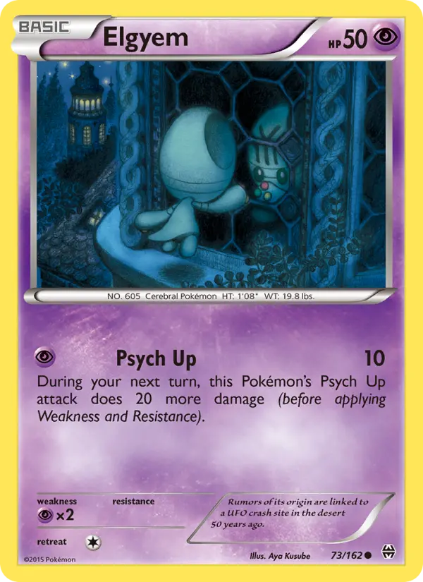 Elgyem 73 card from BREAKthrough