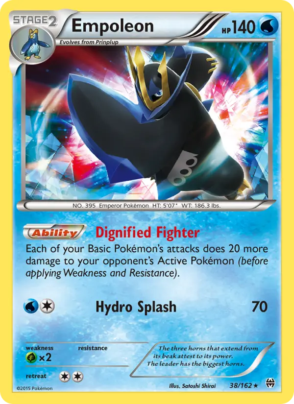 Empoleon 38 — BREAKthrough 38, Holofoil finish