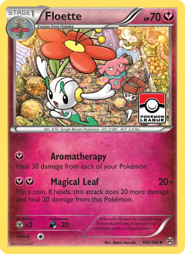 Floette 102 card from BREAKthrough