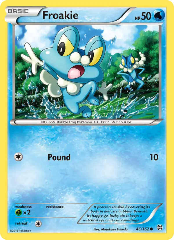 Froakie 46 card from BREAKthrough
